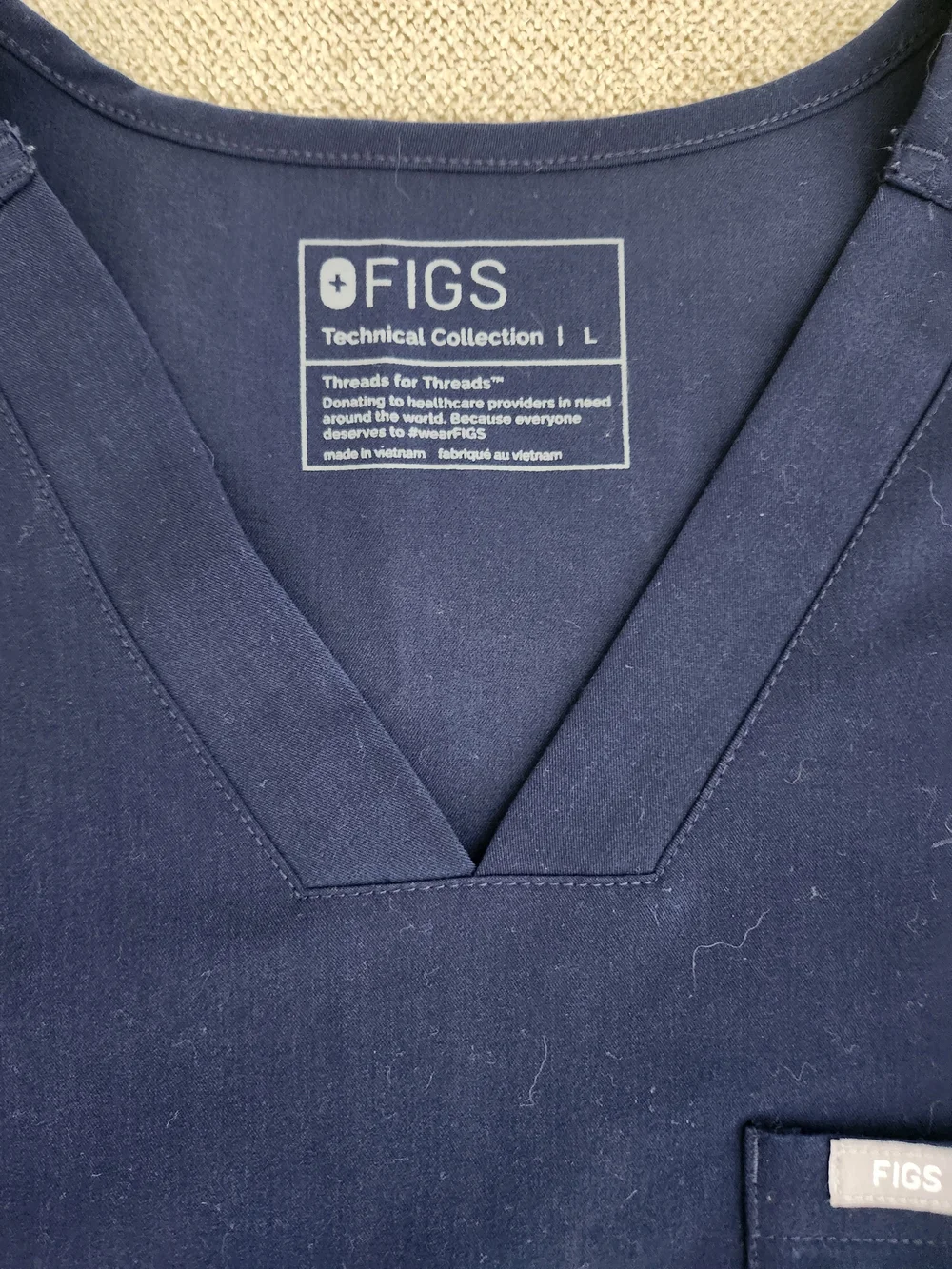 FIGS Men's Navy Scrub Pants